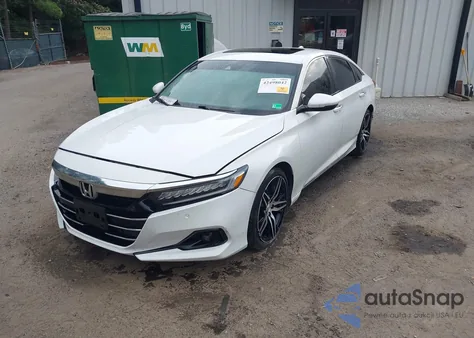 2021 Honda Accord Touring z USA, uszkodzony, nr VIN 1HGCV2F96MA018262